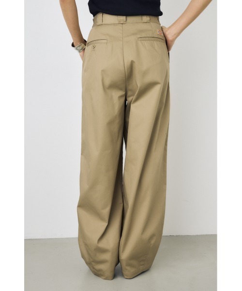 AZUL by moussy(アズールバイマウジー)の「【Dickies×AZUL】カーブパンツ(カーゴパンツ・レディース・カーキ/ブラック/ストライプ・MEDIUM/SMALL)」の17枚目の写真
