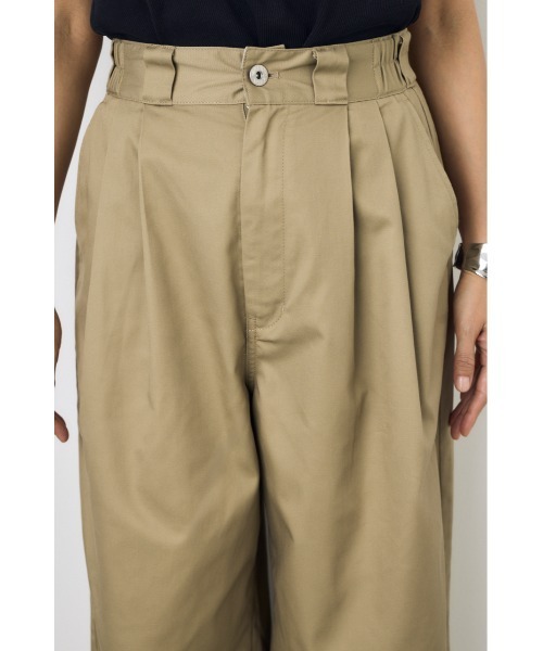 AZUL by moussy(アズールバイマウジー)の「【Dickies×AZUL】カーブパンツ(カーゴパンツ・レディース・カーキ/ブラック/ストライプ・MEDIUM/SMALL)」の20枚目の写真