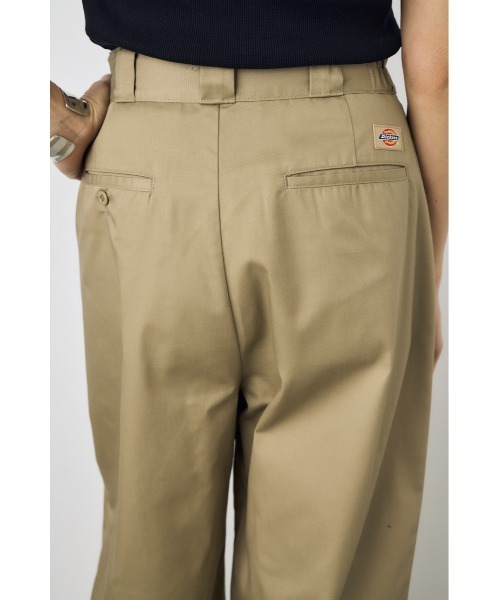AZUL by moussy(アズールバイマウジー)の「【Dickies×AZUL】カーブパンツ(カーゴパンツ・レディース・カーキ/ブラック/ストライプ・MEDIUM/SMALL)」の21枚目の写真