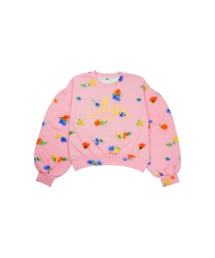 MSGM KIDS（エムエスジーエムキッズ）の「MSGM KIDS フラワーペイント スウェットシャツ（スウェット）」