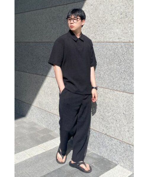 MINDBRIDGE(マインドブリッジ)の「リラックスフィットプリーツフルバンディングパンツ - 2カラー MYPT3130(その他パンツ・メンズ・ブラック/チャコールグレー・30/29/36/34/32)」の8枚目の写真