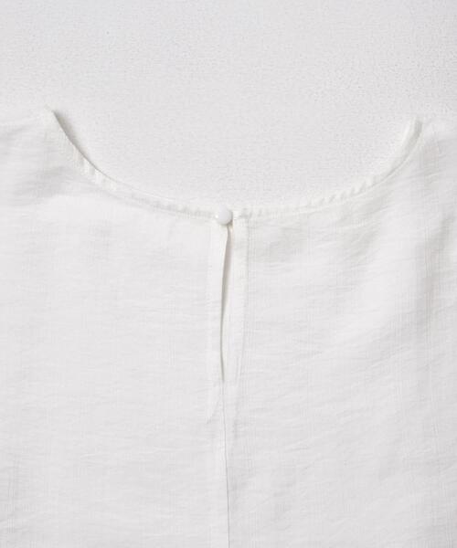 ITEMS URBANRESEARCH(アイテムズ アーバンリサーチ)の「袖フリルブラウス(シャツ/ブラウス・レディース・ブラウン/ブルー/オフホワイト/ブラック・FREE)」の6枚目の写真