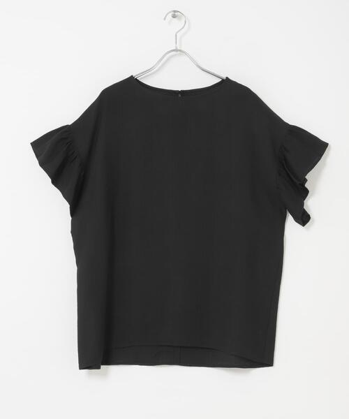 ITEMS URBANRESEARCH(アイテムズ アーバンリサーチ)の「袖フリルブラウス(シャツ/ブラウス・レディース・ブラウン/ブルー/オフホワイト/ブラック・FREE)」の13枚目の写真
