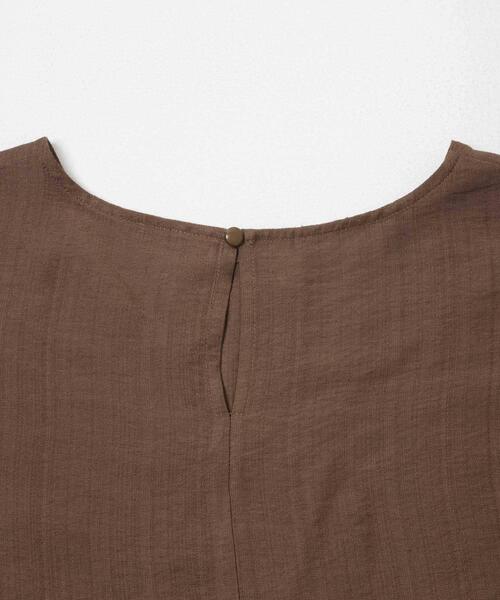 ITEMS URBANRESEARCH(アイテムズ アーバンリサーチ)の「袖フリルブラウス(シャツ/ブラウス・レディース・ブラウン/ブルー/オフホワイト/ブラック・FREE)」の20枚目の写真