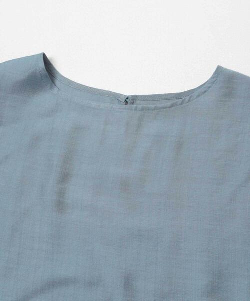 ITEMS URBANRESEARCH(アイテムズ アーバンリサーチ)の「袖フリルブラウス(シャツ/ブラウス・レディース・ブラウン/ブルー/オフホワイト/ブラック・FREE)」の8枚目の写真