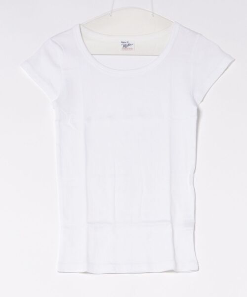 MILLER(ミラー)の「Robert P. Miller / パネルリブ半袖無地 / 807C(Tシャツ/カットソー・レディース・ピンク/ホワイト/ブラック/チャコールグレー/オレンジ系その他/ブラック系その他/ホワイト系その他4/ホワイト系その他2/グレー/グレー系その他4/イエロー/グレー系その他3/ミント/ホワイト系その他3・FREE)」の17枚目の写真