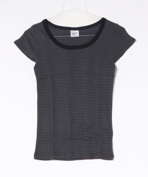 MILLER(ミラー)の「Robert P. Miller / パネルリブ半袖無地 / 807C(Tシャツ/カットソー・レディース・ピンク/ホワイト/ブラック/チャコールグレー/オレンジ系その他/ブラック系その他/ホワイト系その他4/ホワイト系その他2/グレー/グレー系その他4/イエロー/グレー系その他3/ミント/ホワイト系その他3・FREE)」の20枚目の写真