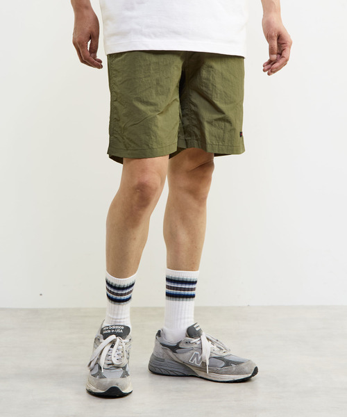 MEN'S MELROSE(メンズメルローズ)の「【Gramicci/グラミチ】ナイロンパッカブルGショーツ | G6SM-P082(チノパンツ・メンズ・グレー/オリーブ/ブラック/ブラウン・3/4/5)」の4枚目の写真