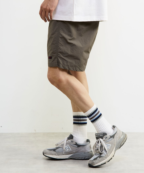 MEN'S MELROSE(メンズメルローズ)の「【Gramicci/グラミチ】ナイロンパッカブルGショーツ | G6SM-P082(チノパンツ・メンズ・グレー/オリーブ/ブラック/ブラウン・3/4/5)」の21枚目の写真