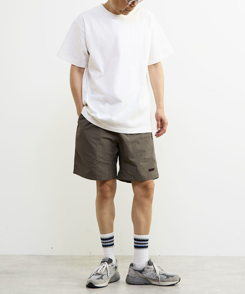 MEN'S MELROSE(メンズメルローズ)の「【Gramicci/グラミチ】ナイロンパッカブルGショーツ | G6SM-P082(チノパンツ・メンズ・グレー/オリーブ/ブラック/ブラウン・3/4/5)」の20枚目の写真