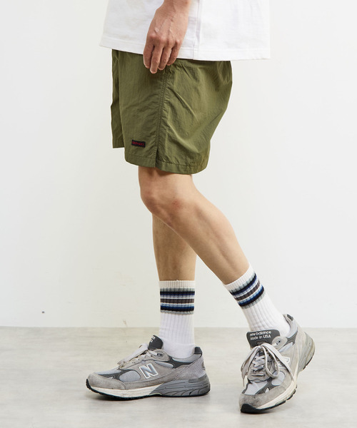 MEN'S MELROSE(メンズメルローズ)の「【Gramicci/グラミチ】ナイロンパッカブルGショーツ | G6SM-P082(チノパンツ・メンズ・グレー/オリーブ/ブラック/ブラウン・3/4/5)」の17枚目の写真