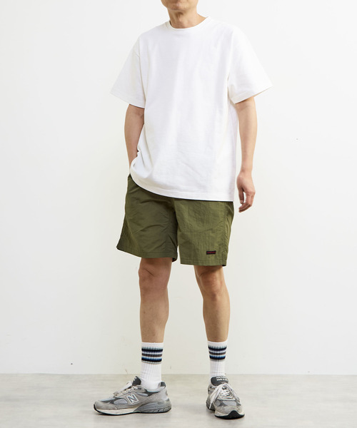 MEN'S MELROSE(メンズメルローズ)の「【Gramicci/グラミチ】ナイロンパッカブルGショーツ | G6SM-P082(チノパンツ・メンズ・グレー/オリーブ/ブラック/ブラウン・3/4/5)」の16枚目の写真