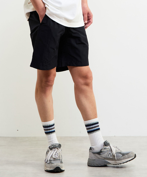 MEN'S MELROSE(メンズメルローズ)の「【Gramicci/グラミチ】ナイロンパッカブルGショーツ | G6SM-P082(チノパンツ・メンズ・グレー/オリーブ/ブラック/ブラウン・3/4/5)」の14枚目の写真