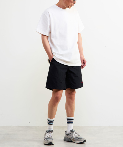 MEN'S MELROSE(メンズメルローズ)の「【Gramicci/グラミチ】ナイロンパッカブルGショーツ | G6SM-P082(チノパンツ・メンズ・グレー/オリーブ/ブラック/ブラウン・3/4/5)」の12枚目の写真