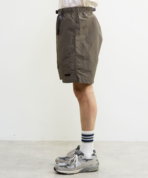 MEN'S MELROSE(メンズメルローズ)の「【Gramicci/グラミチ】ナイロンパッカブルGショーツ | G6SM-P082(チノパンツ・メンズ・グレー/オリーブ/ブラック/ブラウン・3/4/5)」の10枚目の写真