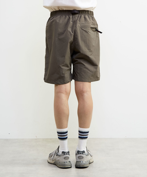 MEN'S MELROSE(メンズメルローズ)の「【Gramicci/グラミチ】ナイロンパッカブルGショーツ | G6SM-P082(チノパンツ・メンズ・グレー/オリーブ/ブラック/ブラウン・3/4/5)」の9枚目の写真