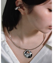 kiehtova（キエトヴァ）の「【kiehtova】ripple neck cuff silver リップル ネックカフ（チョーカー）」