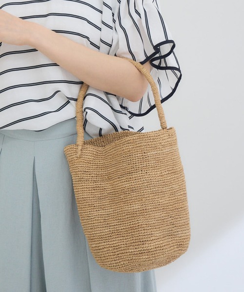 KATHARINE ROSS(キャサリンロス)の「【MADE IN MADA】バケツ型トートバッグ(トートバッグ・レディース・アイボリー/ベージュ・MEDIUM)」の5枚目の写真