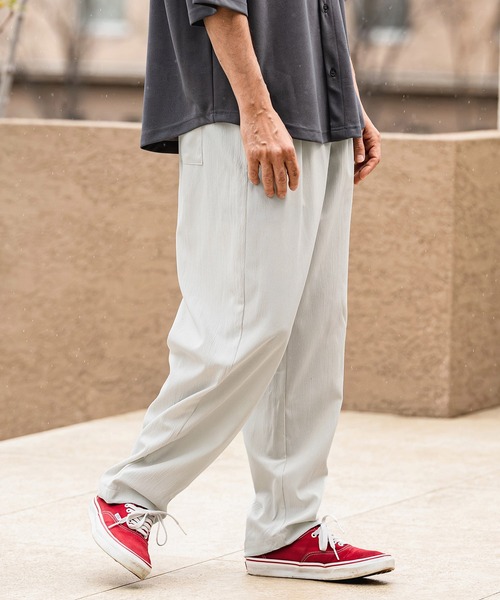 mp14969- Stretch Crinkle Straight Easy Pants イージーパンツ(S64926cmb)