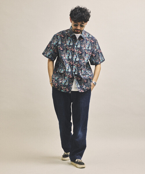 FREAK'S STORE(フリークスストア)の「FREAK'S STORE for BEACH & FES 撥水 リサイクルナイロン ショートスリーブシャツ(シャツ/ブラウス・メンズ・ブラック/レオパード/その他9/その他13/その他15/その他16・MEDIUM/LARGE)」の10枚目の写真