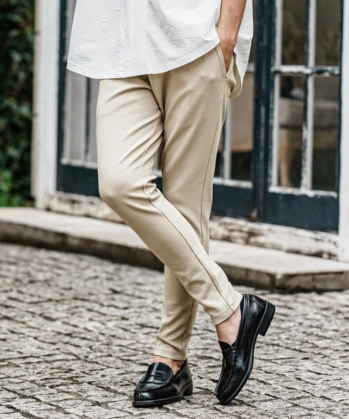 CAMBIO（カンビオ）の「mp15002- Ripple Span Tight Fit Pants タイトフィットパンツ(S600826cmb)（その他パンツ・メンズ・ミックスグレー/ブラック/ベージュ・L/M/S）」の5枚目の写真
