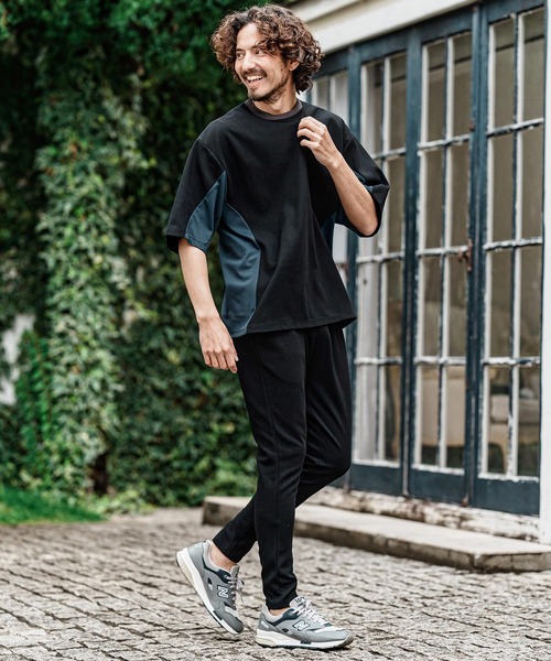 CAMBIO（カンビオ）の「mp15002- Ripple Span Tight Fit Pants タイトフィットパンツ(S600826cmb)（その他パンツ・メンズ・ミックスグレー/ブラック/ベージュ・L/M/S）」の8枚目の写真