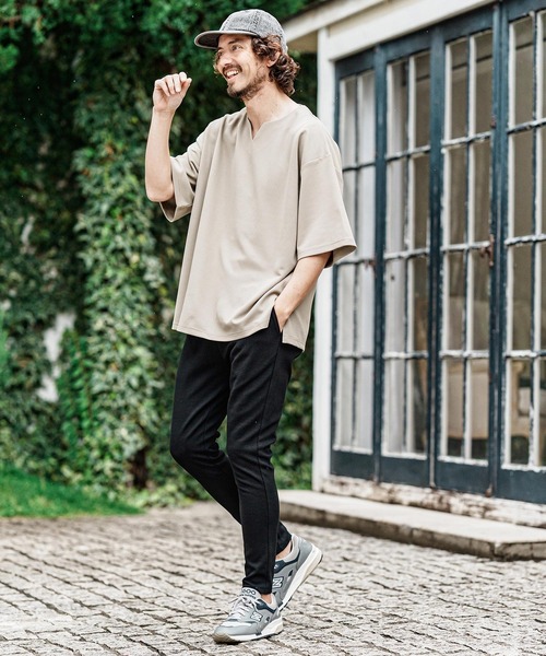 CAMBIO（カンビオ）の「mp15002- Ripple Span Tight Fit Pants タイトフィットパンツ(S600826cmb)（その他パンツ・メンズ・ミックスグレー/ブラック/ベージュ・L/M/S）」の9枚目の写真