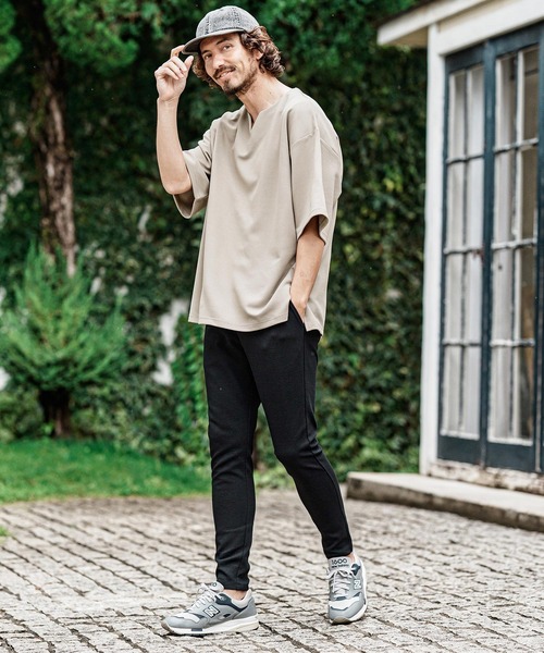 CAMBIO（カンビオ）の「mp15002- Ripple Span Tight Fit Pants タイトフィットパンツ(S600826cmb)（その他パンツ・メンズ・ミックスグレー/ブラック/ベージュ・L/M/S）」の10枚目の写真