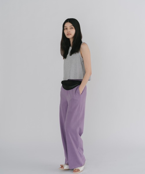 duei(デュイ)の「イージーカラーカットパンツ(その他パンツ・レディース・ライトグレー/アイボリー/パープル・FREE)」の20枚目の写真
