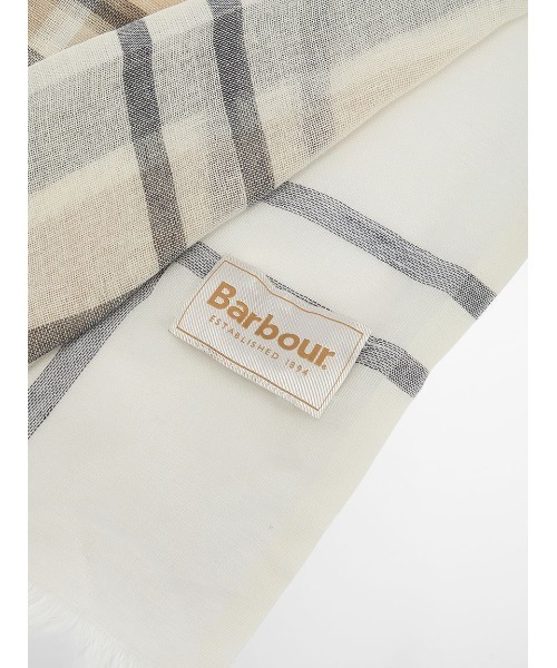 Barbour（バブアー）の「Abigailスカーフ（レディース）（ストール/ショール・レディース・ネイビー/ピンク・ONE SIZE）」の14枚目の写真