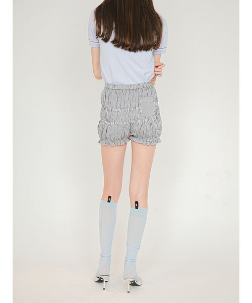 SORIN（ソリン　）の「Shirring Short Pants/シャーリング ショートパンツ（その他パンツ・レディース・サックスブルー/ダークネイビー/ホワイト・38）」の17枚目の写真
