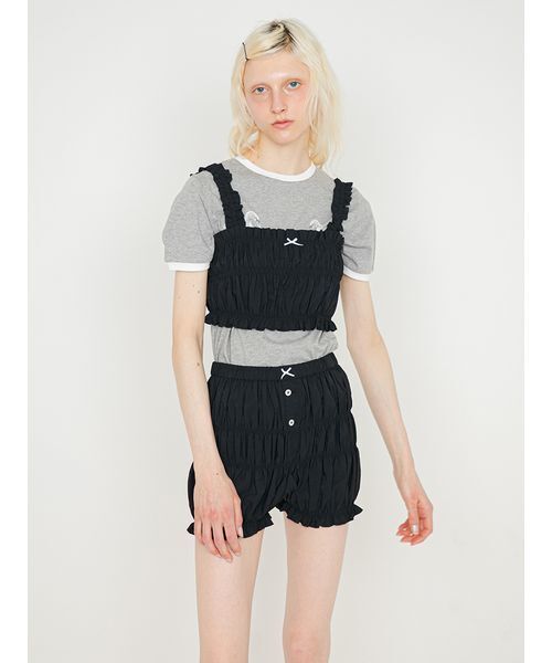 SORIN（ソリン　）の「Shirring Short Pants/シャーリング ショートパンツ（その他パンツ・レディース・サックスブルー/ダークネイビー/ホワイト・38）」の22枚目の写真
