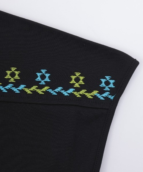 チチカカ(チチカカ)の「汗染み防止バックライン刺繍プルオーバー(Tシャツ/カットソー・レディース・グリーン/アイボリー/ブラック・FREE)」の19枚目の写真