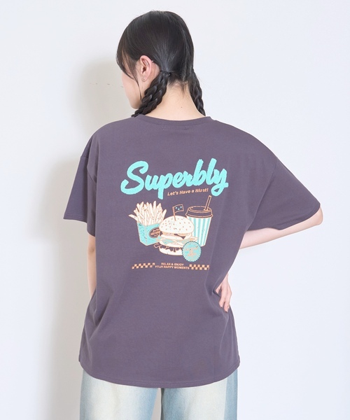 セール】【再入荷♪】【綿100％】フードモチーフサガラルーズ半T（T