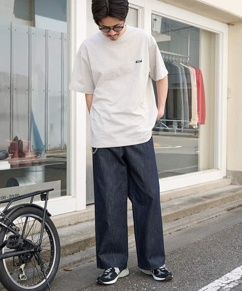 NANGA(ナンガ)の「【NANGA】ECO HYBRID BOX LOGO EMBROIDERY TEE NW2411-1G804(Tシャツ/カットソー・メンズ・ブラック/アッシュグレー/ホワイト/ダークネイビー・S/M/L/XL)」の21枚目の写真