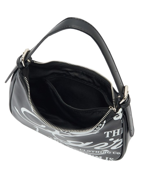 X-girl（エックスガール）の「FAUX LEATHER FACE HANDBAG（ハンドバッグ・レディース・ブラウン/ブラック/バーガンディー・ONE SIZE）」の10枚目の写真