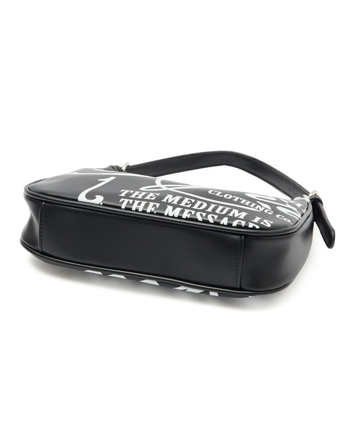 X-girl（エックスガール）の「FAUX LEATHER FACE HANDBAG（ハンドバッグ・レディース・ブラウン/ブラック/バーガンディー・ONE SIZE）」の11枚目の写真