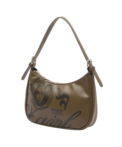 X-girl（エックスガール）の「FAUX LEATHER FACE HANDBAG（ハンドバッグ・レディース・ブラウン/ブラック/バーガンディー・ONE SIZE）」の19枚目の写真