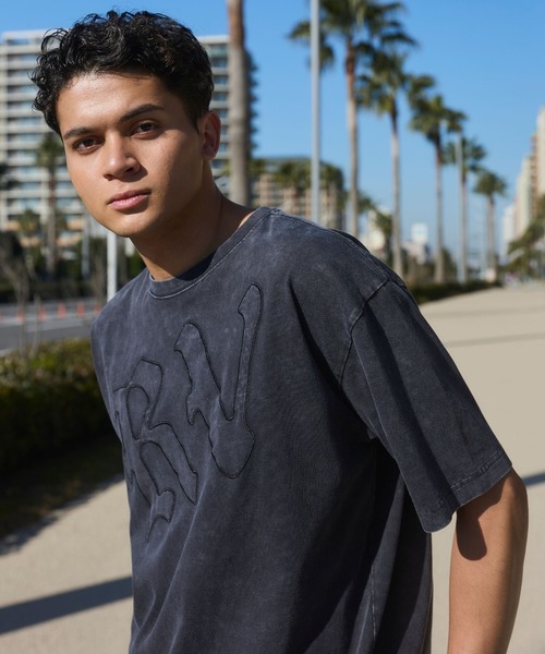 RVCA(ルーカ)の「RVCA メンズ OE HALF Tシャツ 【2026年夏モデル】(Tシャツ/カットソー・メンズ・ブラック/ホワイト/ブラック系その他2/ブルー系その他・MEDIUM/LARGE/X-LARGE/SMALL)」の3枚目の写真