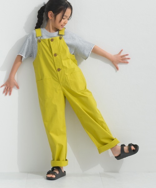 OMNES（オムネス）の「キッズ ウォッシュ加工 ダンプサロペット