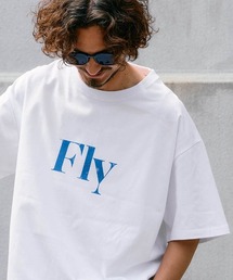 mt10548- Fly & I Can メッセージロゴ プリントTシャツ(10016)