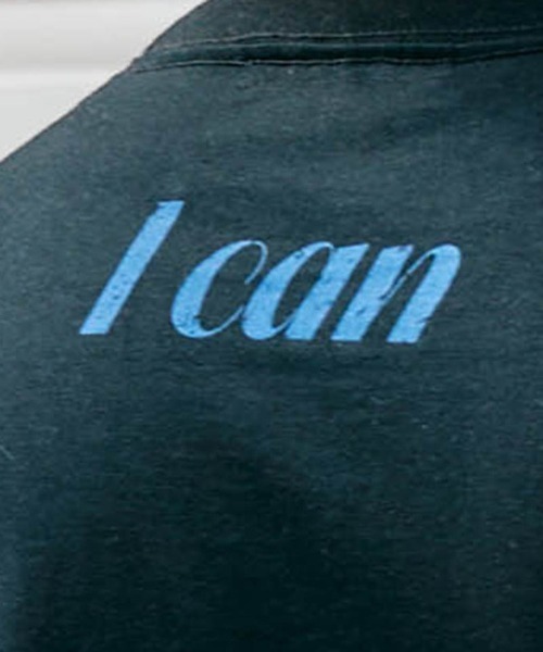 Chester(チェスター)の「mt10548- Fly & I Can メッセージロゴ プリントTシャツ(10016)(Tシャツ/カットソー・メンズ・ホワイト/ブラック・M/L/XL)」の16枚目の写真