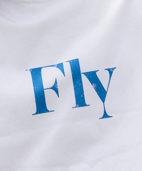 Chester(チェスター)の「mt10548- Fly & I Can メッセージロゴ プリントTシャツ(10016)(Tシャツ/カットソー・メンズ・ホワイト/ブラック・M/L/XL)」の17枚目の写真
