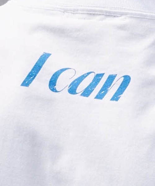 Chester(チェスター)の「mt10548- Fly & I Can メッセージロゴ プリントTシャツ(10016)(Tシャツ/カットソー・メンズ・ホワイト/ブラック・M/L/XL)」の18枚目の写真