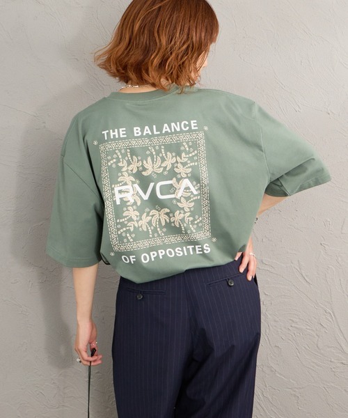 RVCA（ルーカ）の「【WEB限定】[RVCA/ルーカ] EXOTIC BOX バックプリント ショートスリーブTシャツ（Tシャツ/カットソー・レディース・ブラック/ホワイト/グリーン・M/L/XL）」の3枚目の写真