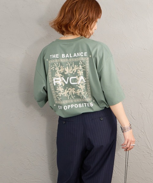 RVCA（ルーカ）の「【WEB限定】[RVCA/ルーカ] EXOTIC BOX バックプリント ショートスリーブTシャツ（Tシャツ/カットソー・レディース・ブラック/ホワイト/グリーン・M/L/XL）」の22枚目の写真