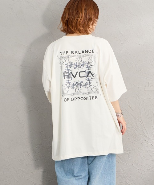 RVCA（ルーカ）の「【WEB限定】[RVCA/ルーカ] EXOTIC BOX バックプリント ショートスリーブTシャツ（Tシャツ/カットソー・レディース・ブラック/ホワイト/グリーン・M/L/XL）」の18枚目の写真