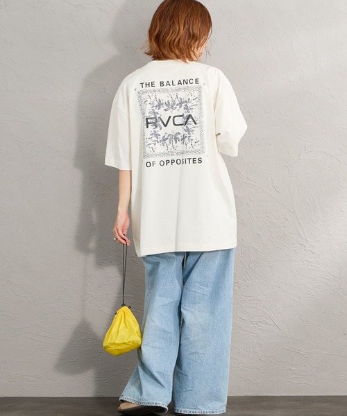 RVCA（ルーカ）の「【WEB限定】[RVCA/ルーカ] EXOTIC BOX バックプリント ショートスリーブTシャツ（Tシャツ/カットソー・レディース・ブラック/ホワイト/グリーン・M/L/XL）」の4枚目の写真