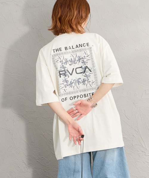 RVCA（ルーカ）の「【WEB限定】[RVCA/ルーカ] EXOTIC BOX バックプリント ショートスリーブTシャツ（Tシャツ/カットソー・レディース・ブラック/ホワイト/グリーン・M/L/XL）」の6枚目の写真