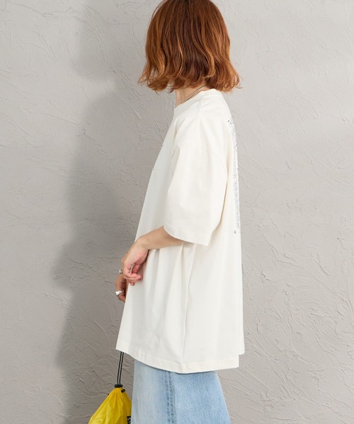 RVCA（ルーカ）の「【WEB限定】[RVCA/ルーカ] EXOTIC BOX バックプリント ショートスリーブTシャツ（Tシャツ/カットソー・レディース・ブラック/ホワイト/グリーン・M/L/XL）」の8枚目の写真